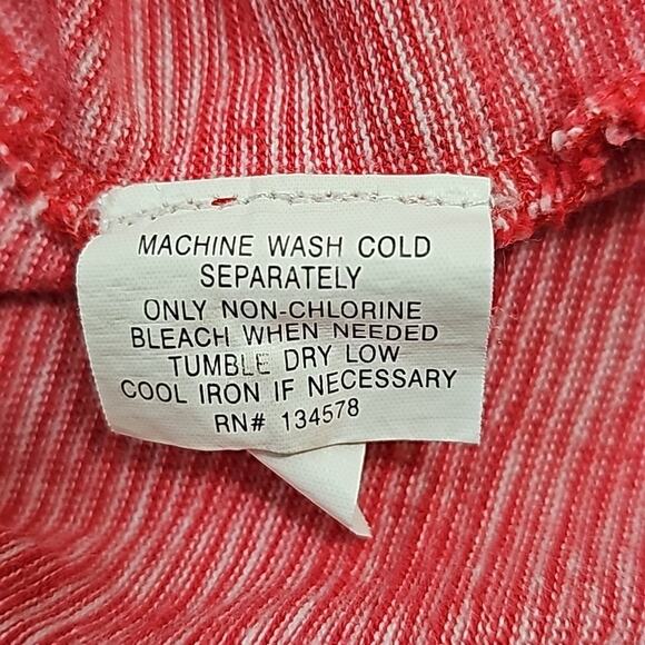 Vineyard Vines Mens Sz XXL Red/White Nautical Whale Logo Striped Polo Shirt - Picture 10 of 11